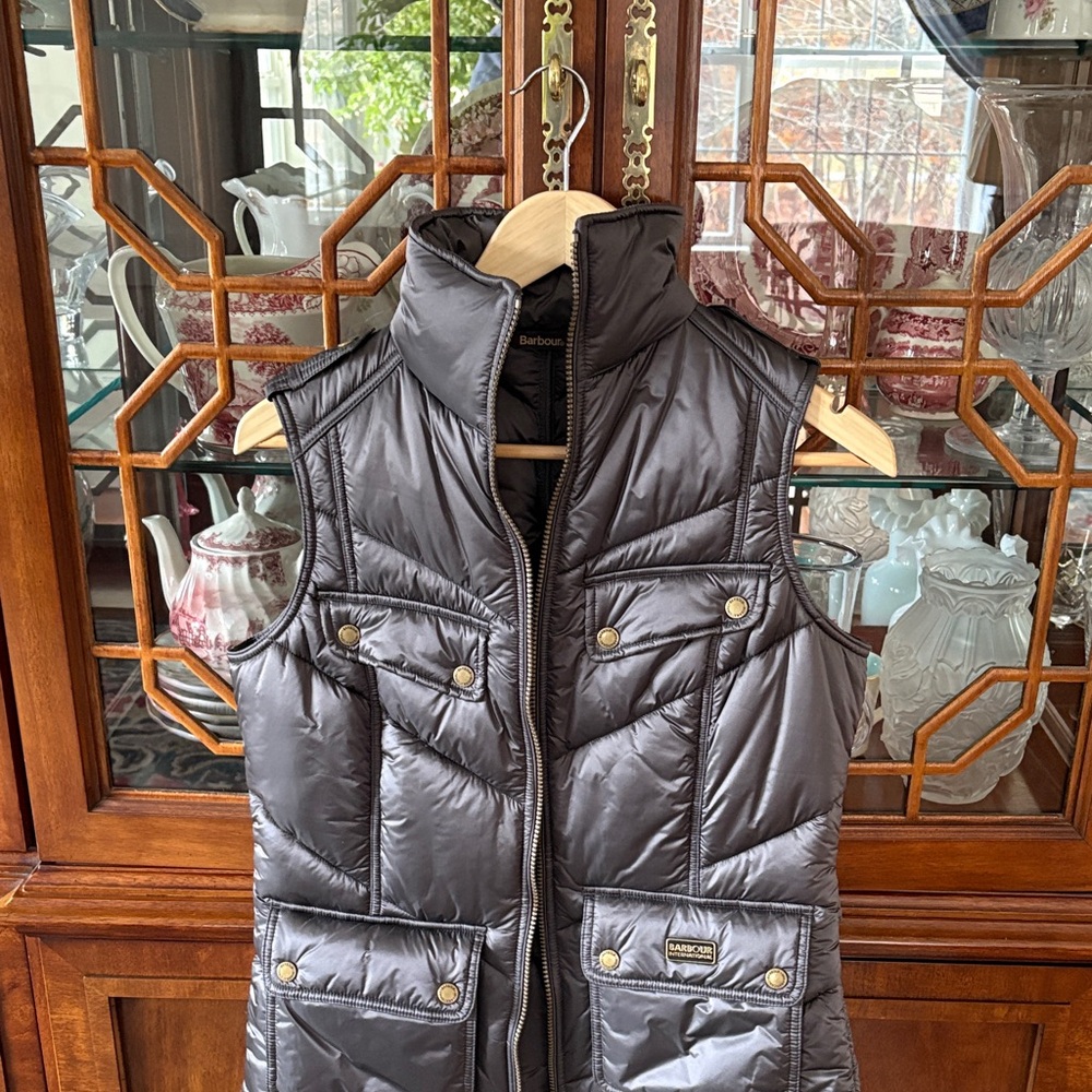 Barbour Heavy down vest.. worn once